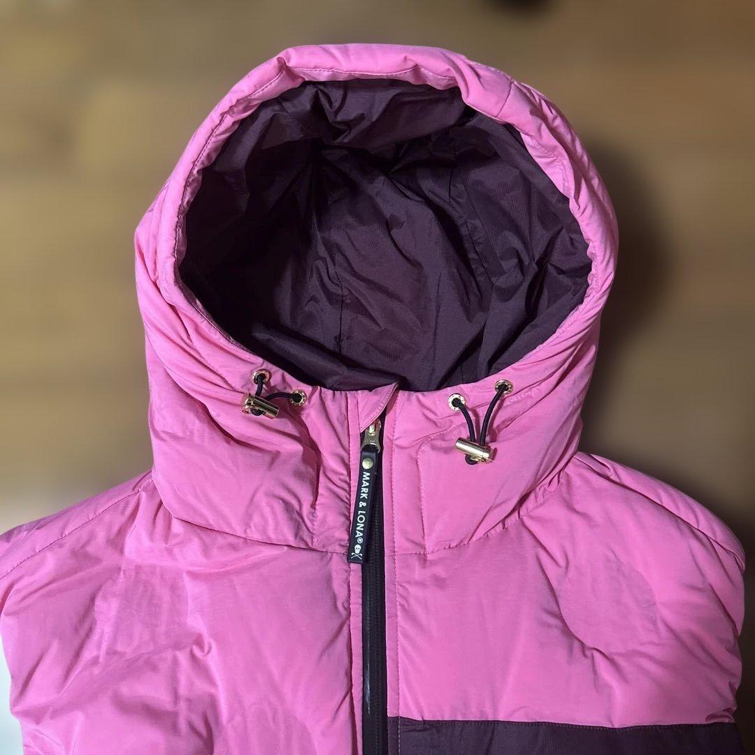 MARK & LONA ピンクダウンベスト美品XL - メルカリ