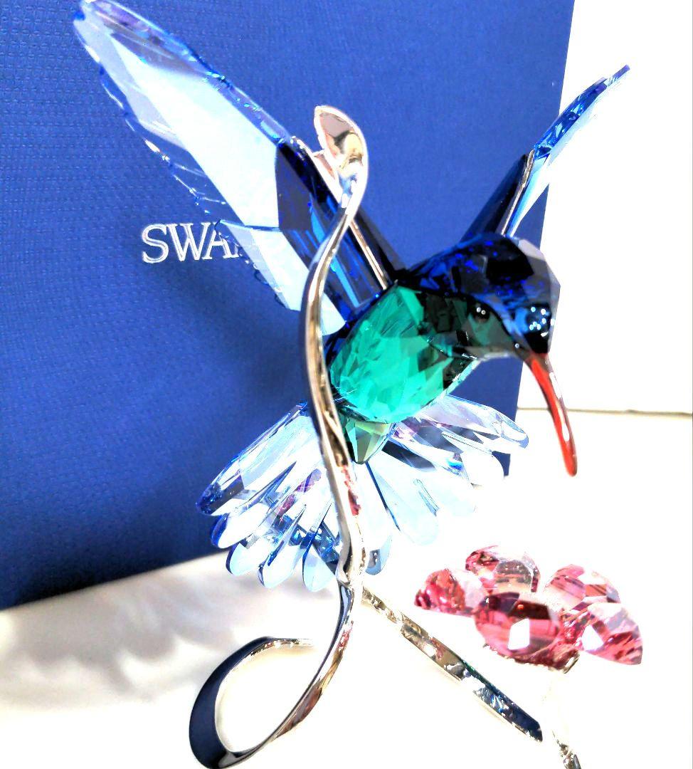 新品箱付】レアスワロスキー ハチドリクリスタルの通販はau PAY