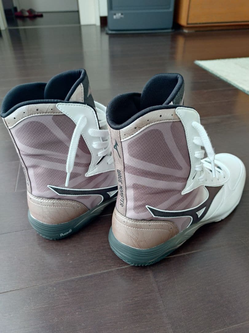 MIZUNO ボクシングシューズ ウエーブモンスター白 28cm ミズノ正規品