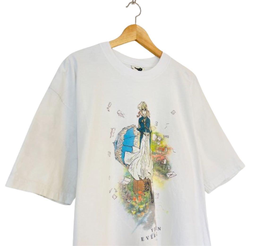 ヴァイオレットエヴァーガーデン Violet Evergarden tシャツL - メルカリ