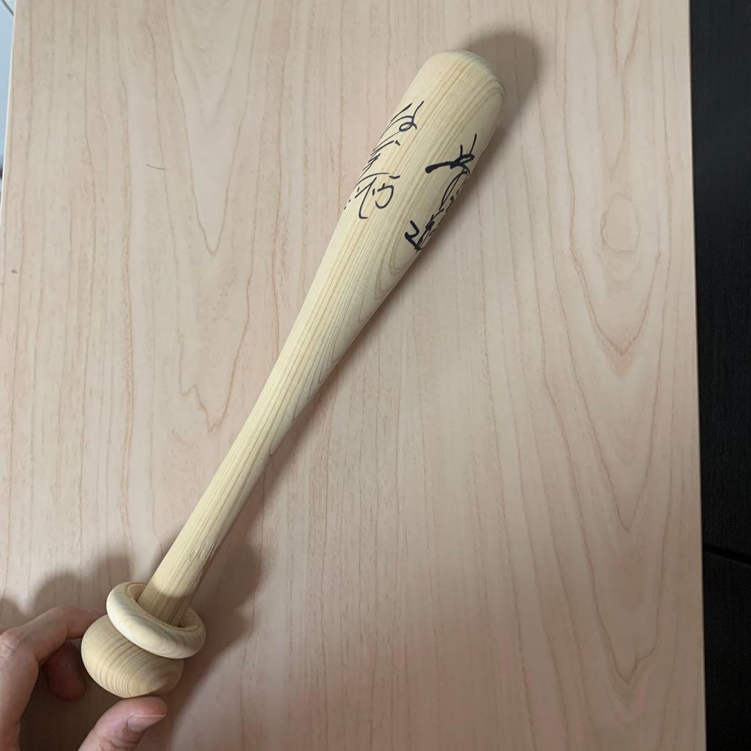 高木守道⚫︎サイン入り特製バット⚫︎ - メルカリ