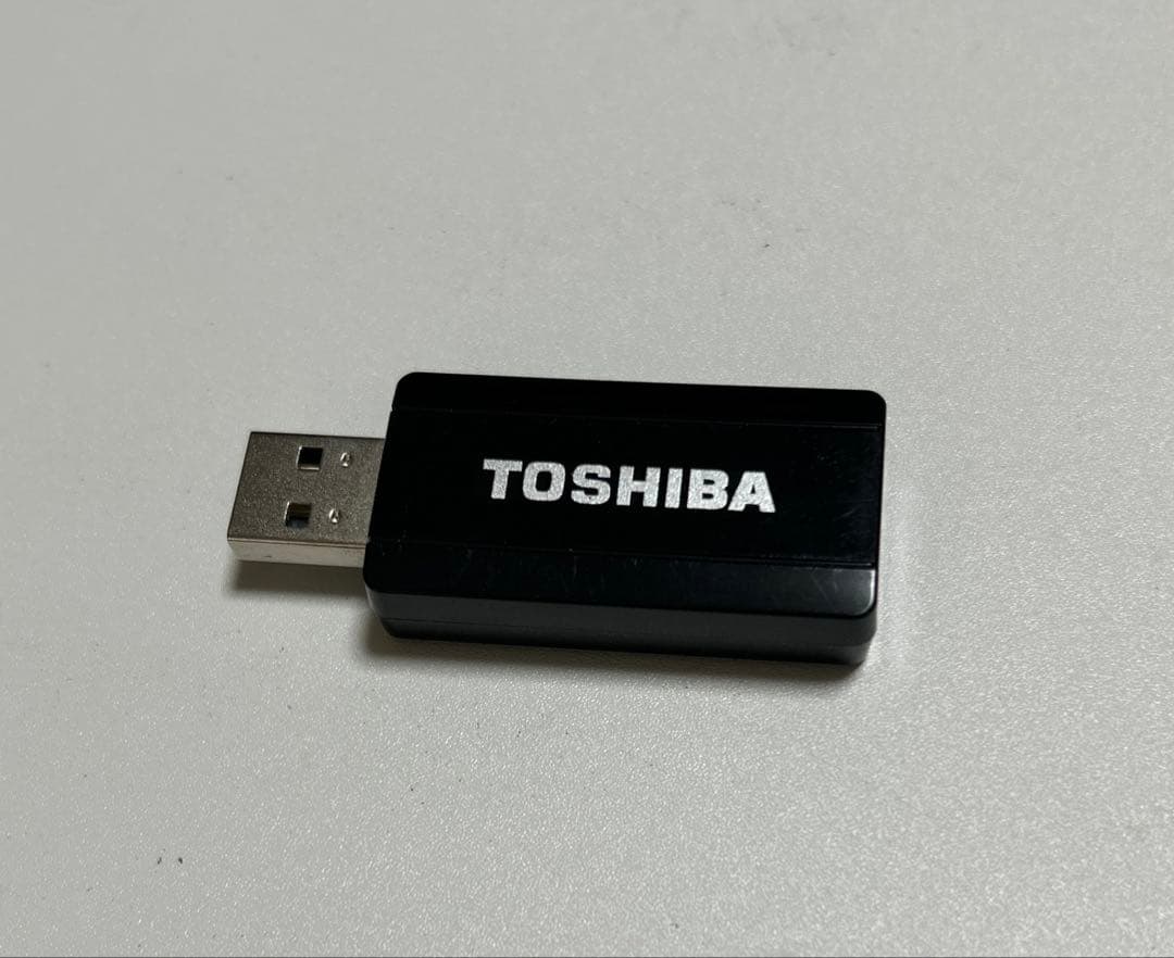 TOSHIBA LAN アダプター　D-WL1 中古 東芝 REGZAブルーレイ用 Wi-Fi USBコネクタ D-WL1 無線LANアダプター