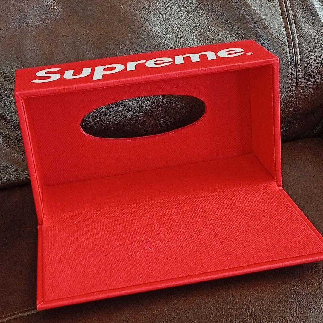 Supreme シュプリーム ロゴ入り ティッシュボックス お洒落 インテリア