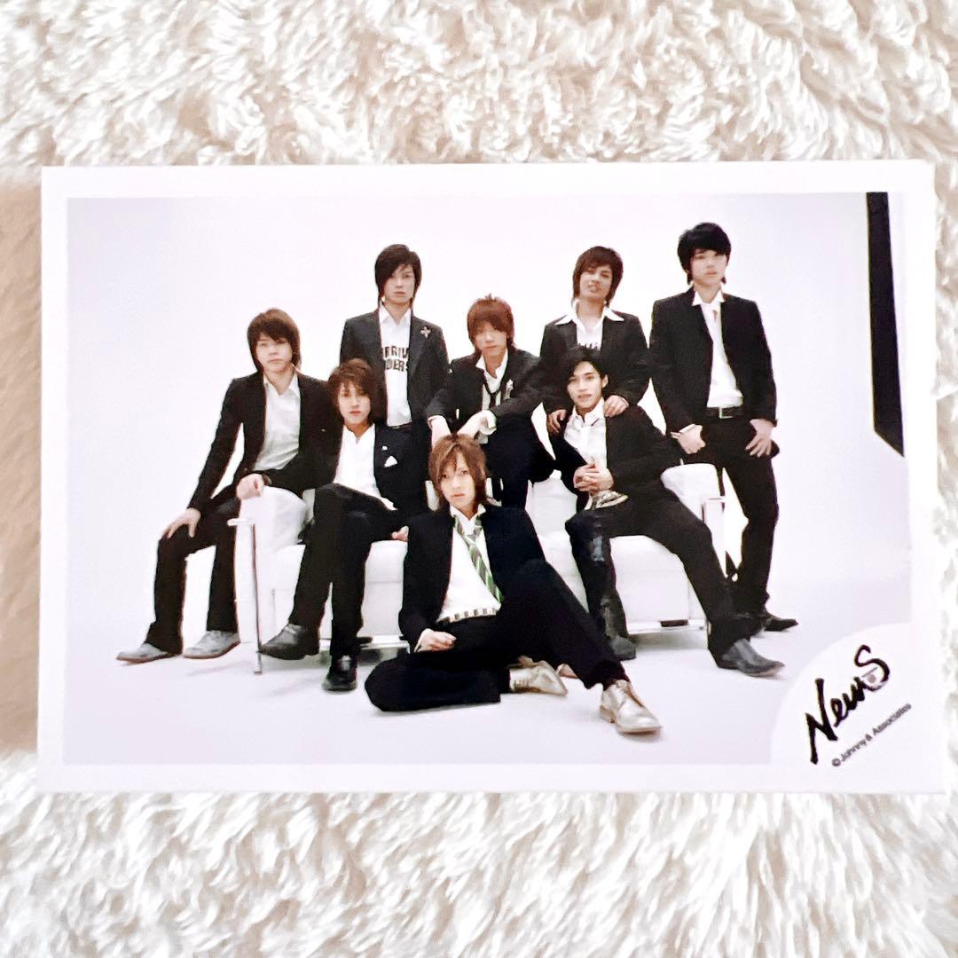 レア】初期News 8人時代 集合写真 ジャニーズショップ 3枚 セット