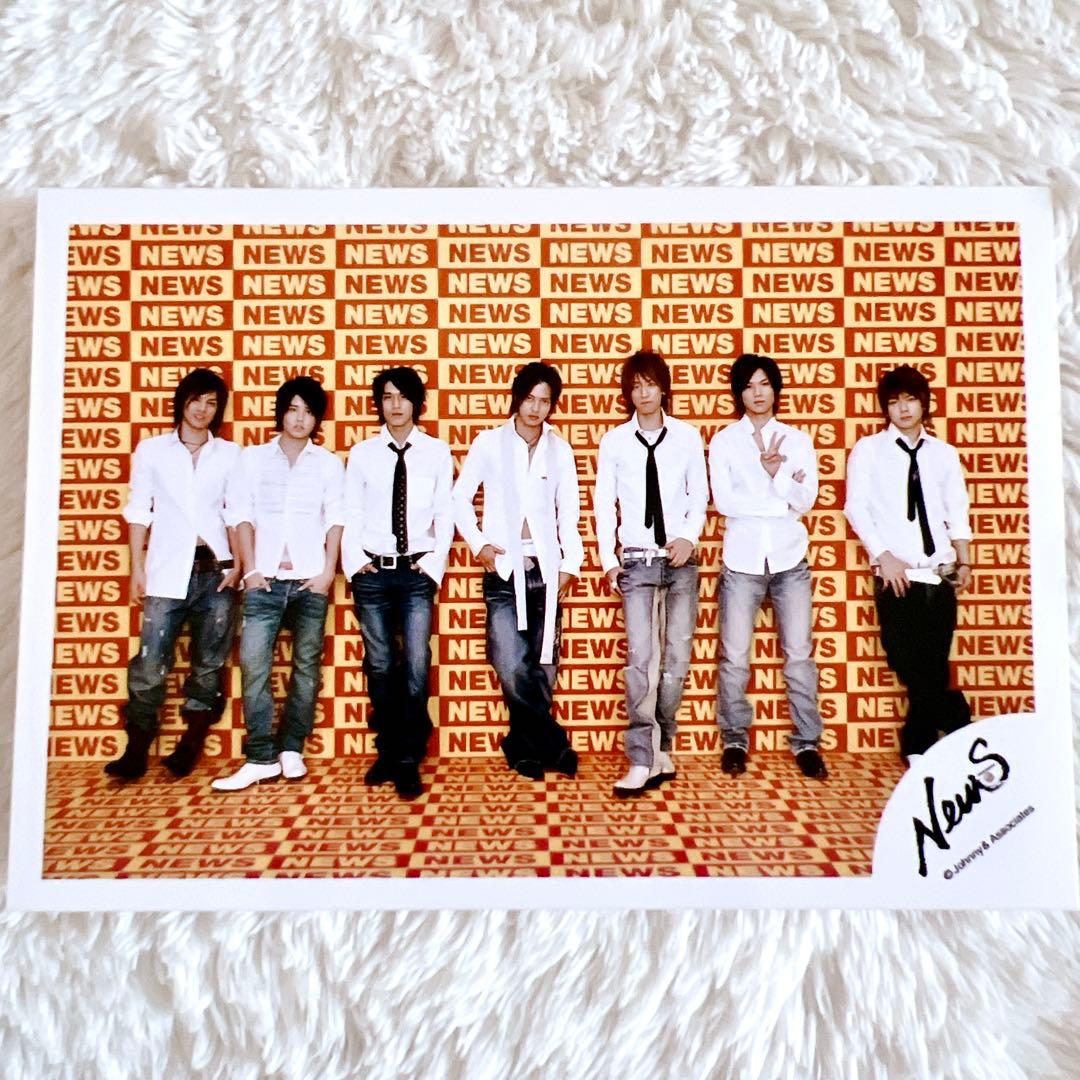 レア】初期News 8人時代 集合写真 ジャニーズショップ 3枚 セット