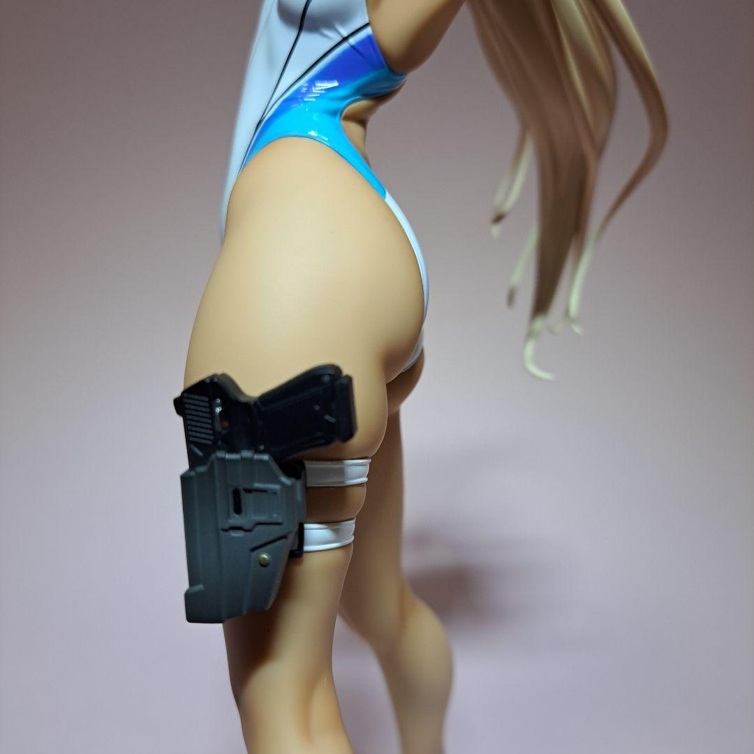 AMAKUNI 水泳部のコウハイちゃん 青色ラインの水着Ver.