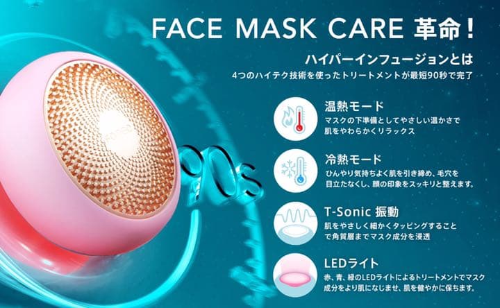 パリス他愛用 FOREO UFO 2分だけ フルフェイシャルビューティースパ