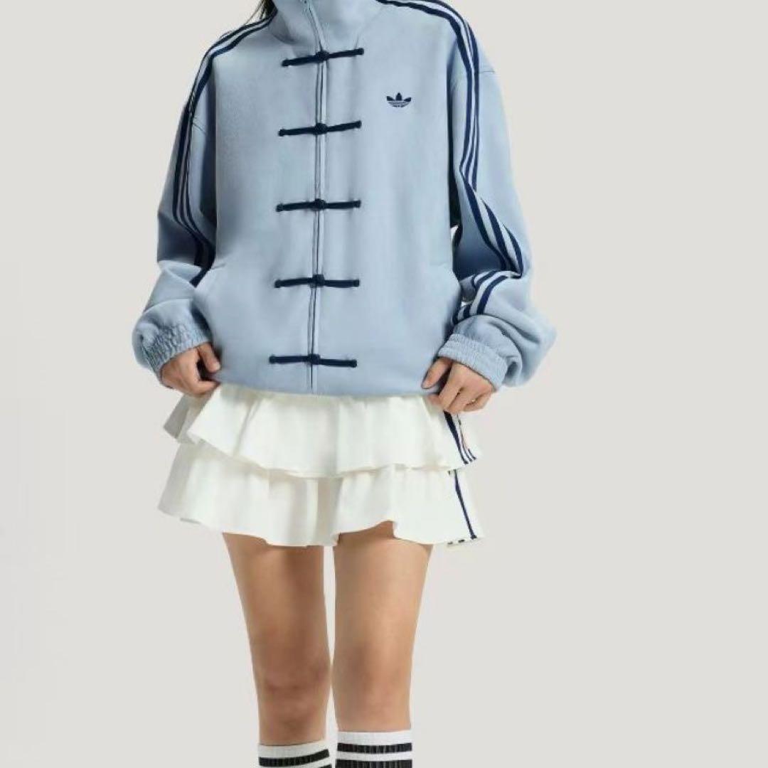 adidasアディダス 中国限定 蛇年トラックジャケットダー ライドブルー
