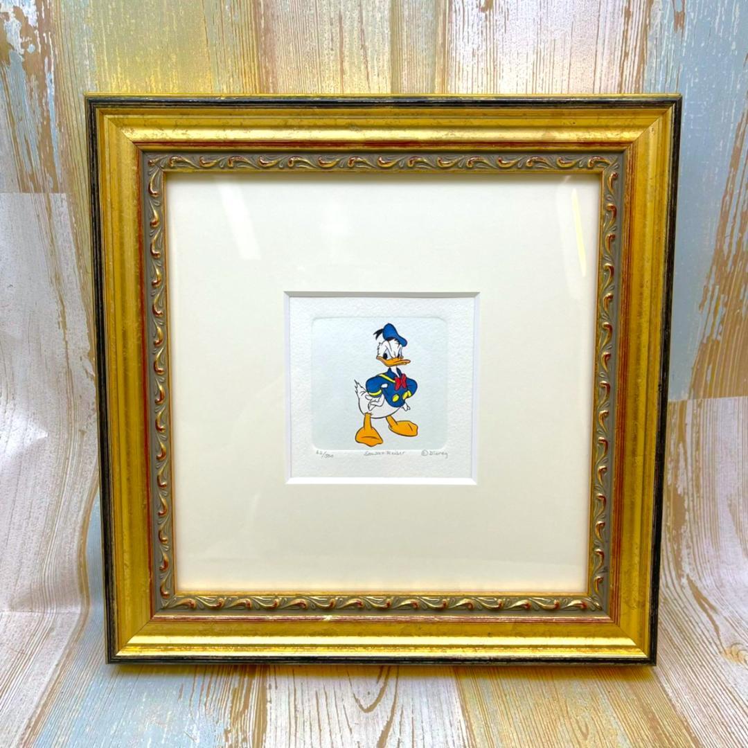限定500枚☆ドナルドダック Donald Duck 怒り顔☆エッチング銅版画