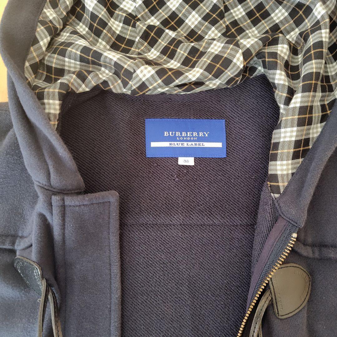 BURBERRY BLUE LABEL スウェット地 ダッフルコート 38 - メルカリ