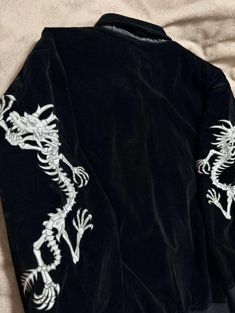 ドラゴン縫取 未使用 別珍 龍 スカジャン スタジャン 美品 vintage