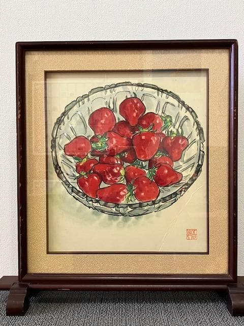 瑞々しい和の趣き　価値ある芸術品　日本水彩画一陽会会員「佐々木五郎」作