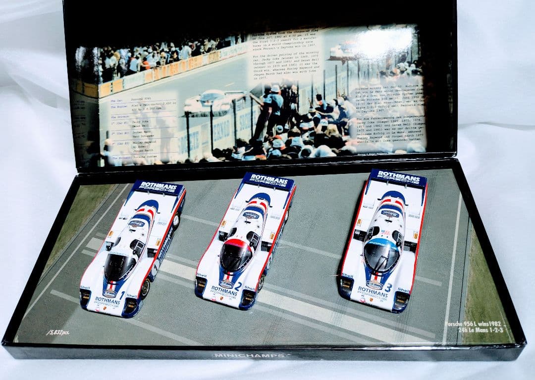 貴重本体未使用ミニチャンプス特製ル・マンポルシェ９５６Ｌ１位〜３位を３台1/43 2026年最新】ミニチャンプス ポルシェ 956Lの人気アイテム - メルカリ
