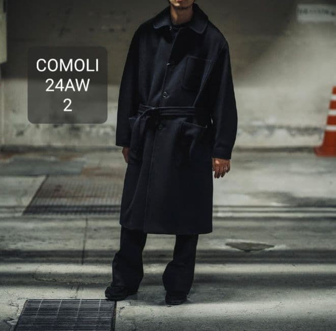 24AW COMOLI コモリ ウールカシミヤ ミリタリーコート サイズ2 - メルカリ