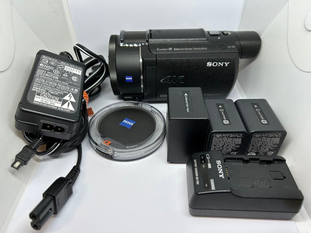 SONY 4K FDR-AX60 PLフィルター・三脚・バッテリーなど付き Amazon | SONY(ソニー) 4K ビデオカメラ Handycam FDR-AX60 ブラック