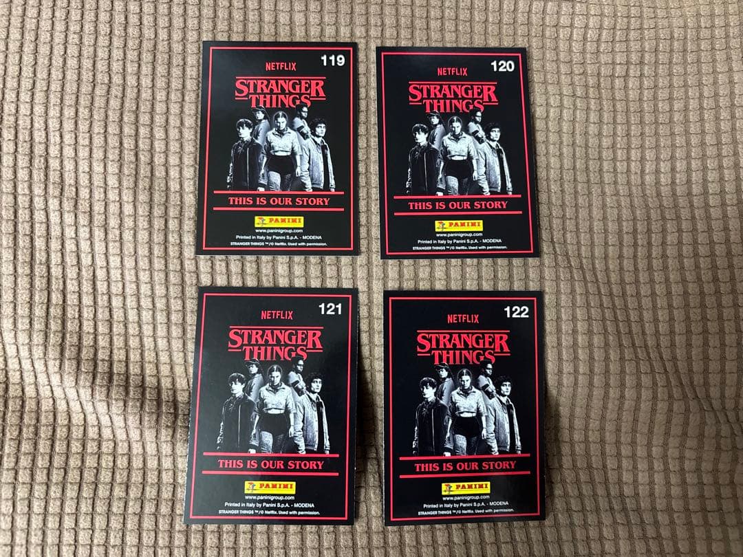 トレカ】【4枚】ストレンジャーシングス - メルカリ