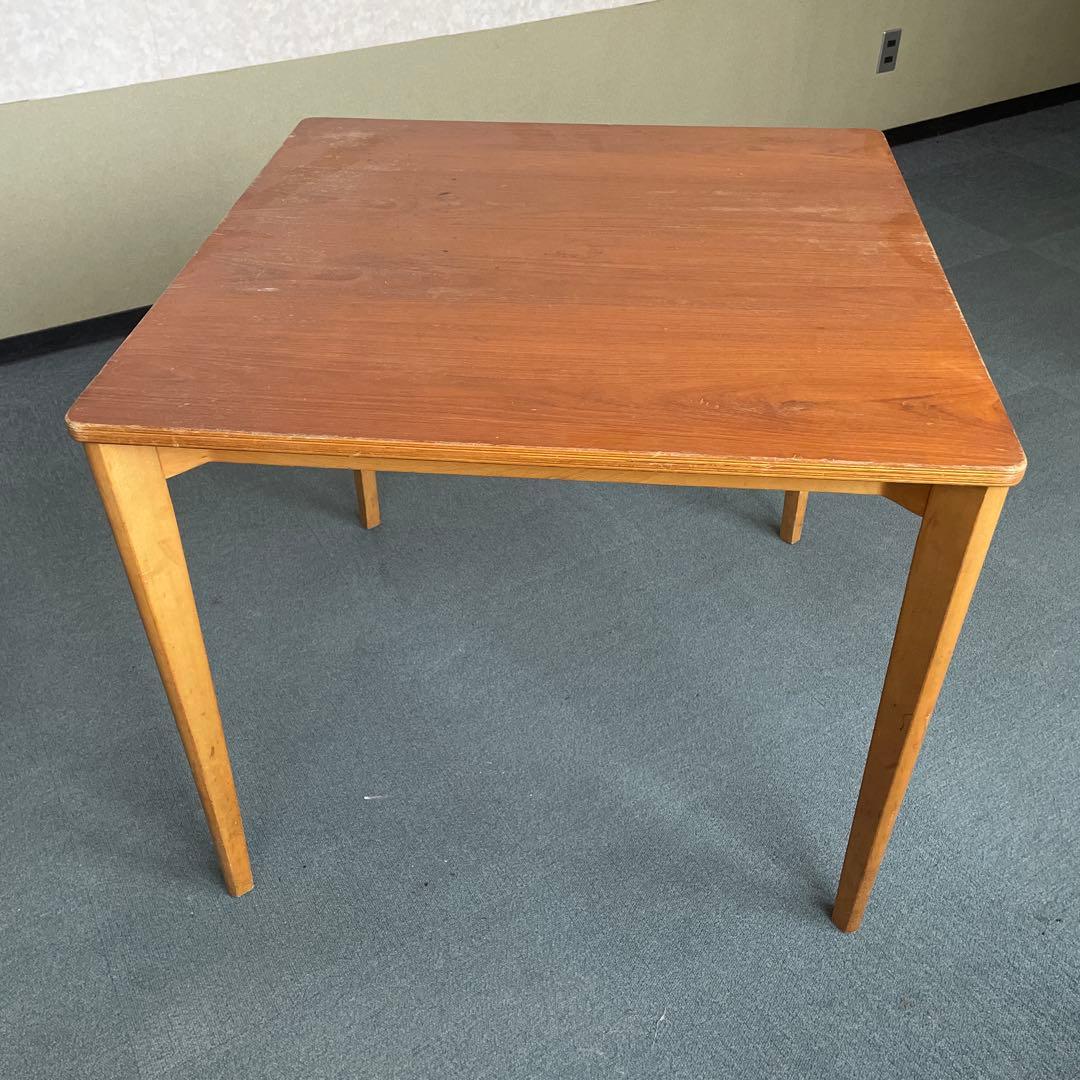 Tendo 水之江忠臣 ブックテーブル 800mm x 700mm 天童木工 水之江忠臣 ブックテーブル | fismic