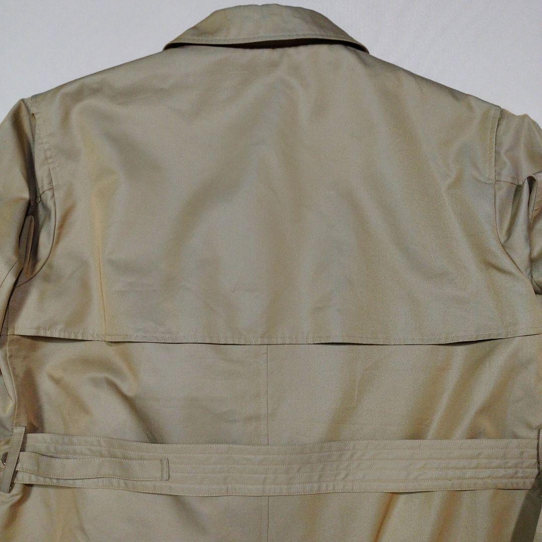 メンズビギ ユニオンステーション コットンギャバトレンチコート 光沢