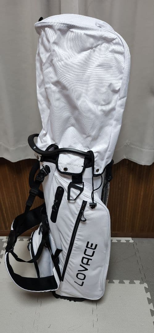 新品未使用】14分割 LOVACE 白 キャディバッグ - メルカリ
