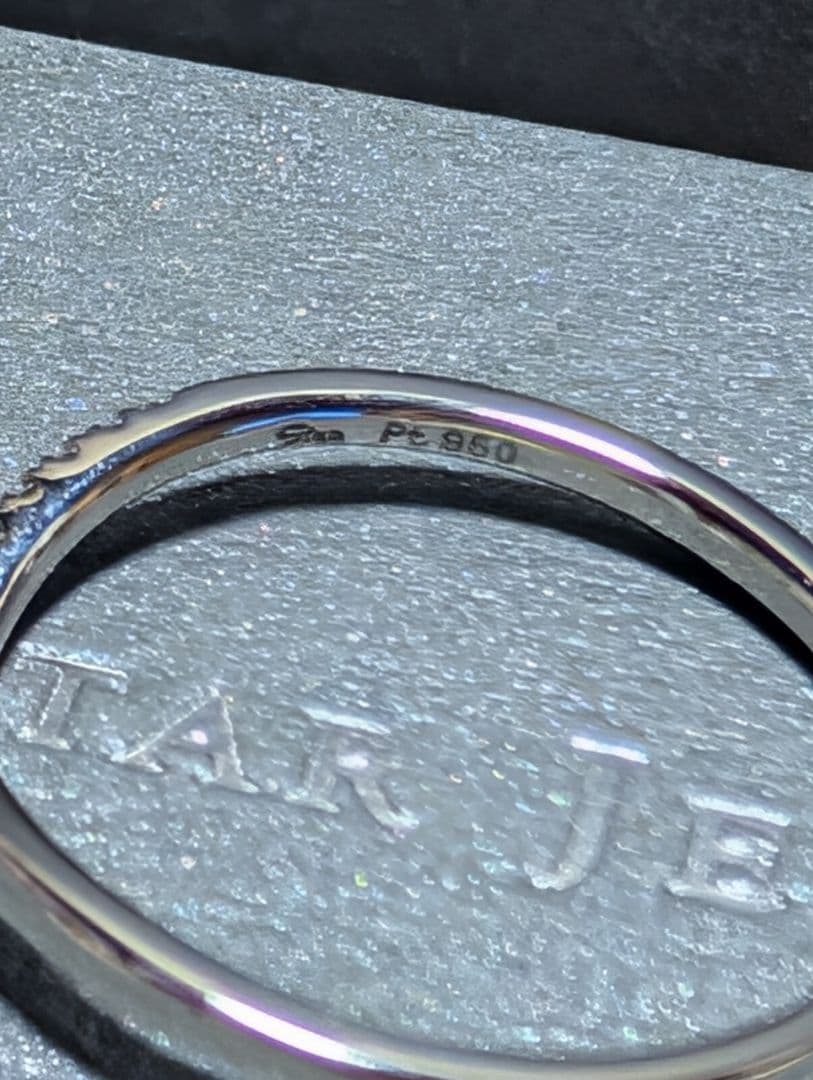 STAR JEWELRY Pt950 リング WISHBONE V RING - メルカリ