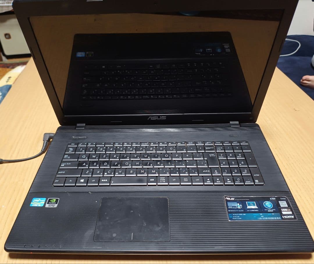ASUS x75v 17インチ ノートPCジャンク - メルカリ