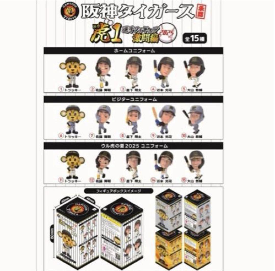 虎1 選手フィギュア 激闘編 2025 佐藤輝明 ビジターユニフォーム