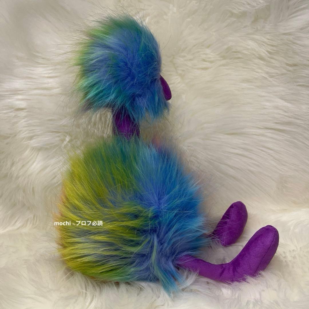  Rainbow Pompom ダチョウ レインボー ぬいぐるみ