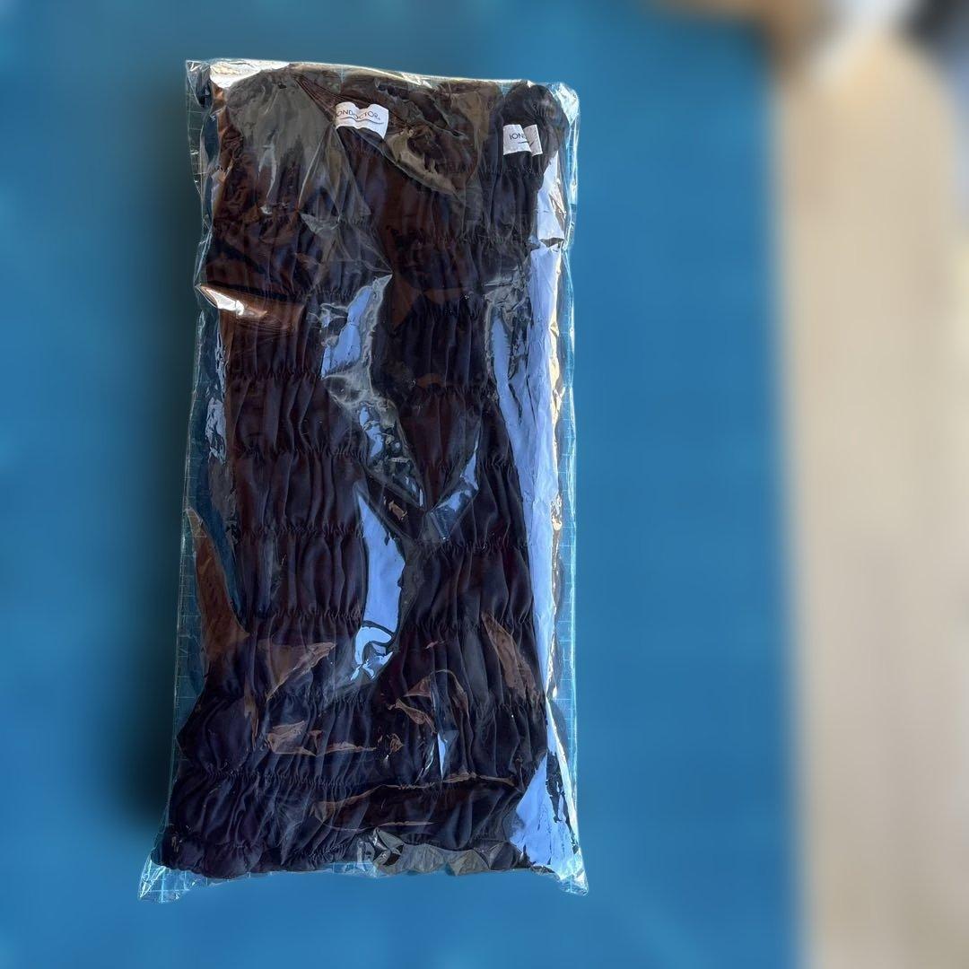 黒 イオンドクター レッグウォーマー 冷え性 妊産婦 膝下タイプ 新品 女性