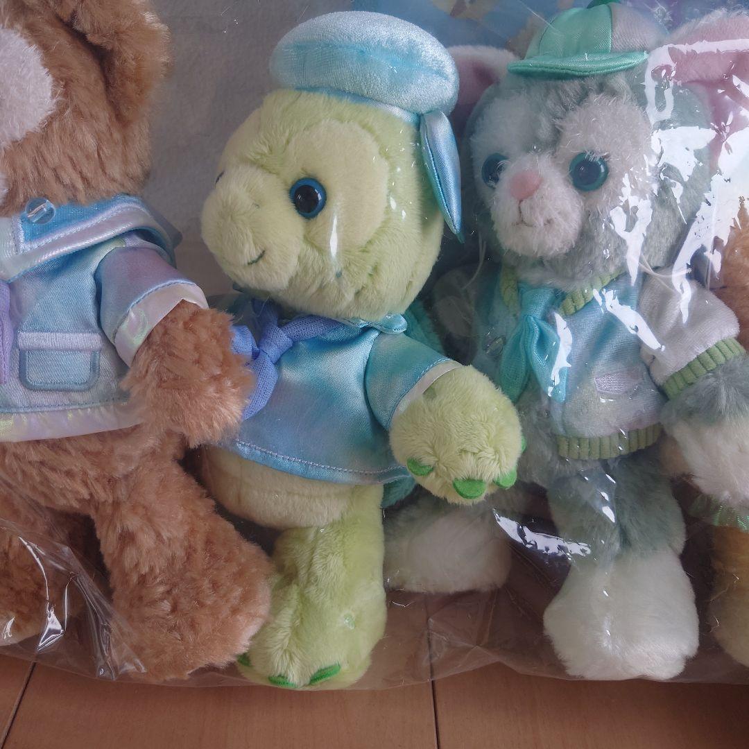 新品未開封★バケパ限定★カラフルハピネス★ダッフィー&フレンズポージープラッシー