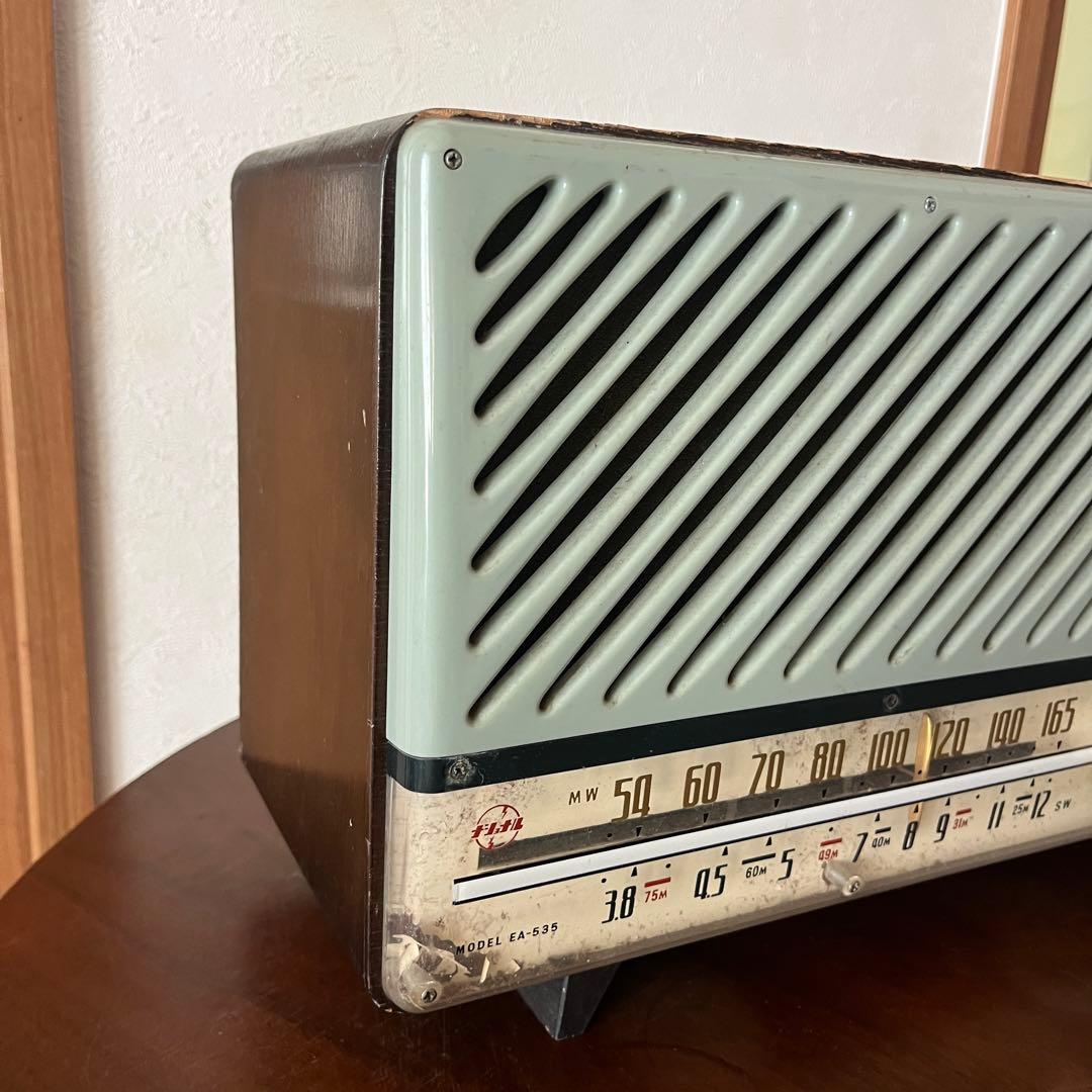 ナショナル 真空管ラジオ EA-535 動作品 - メルカリ