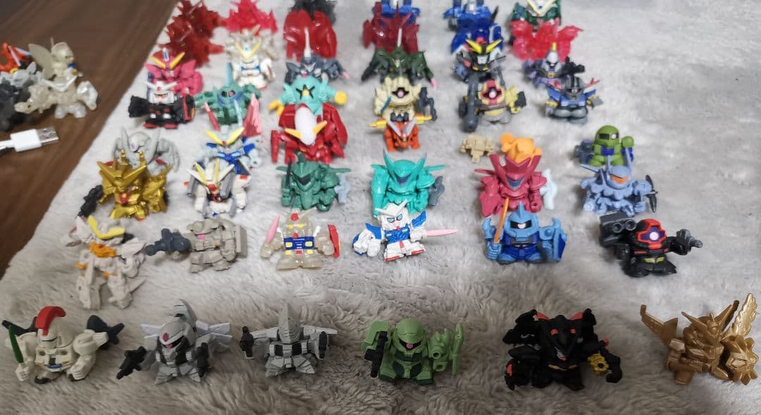 SDガンダム 100円ガシャポン ガチャガチャ フルカラー クリアver 混合