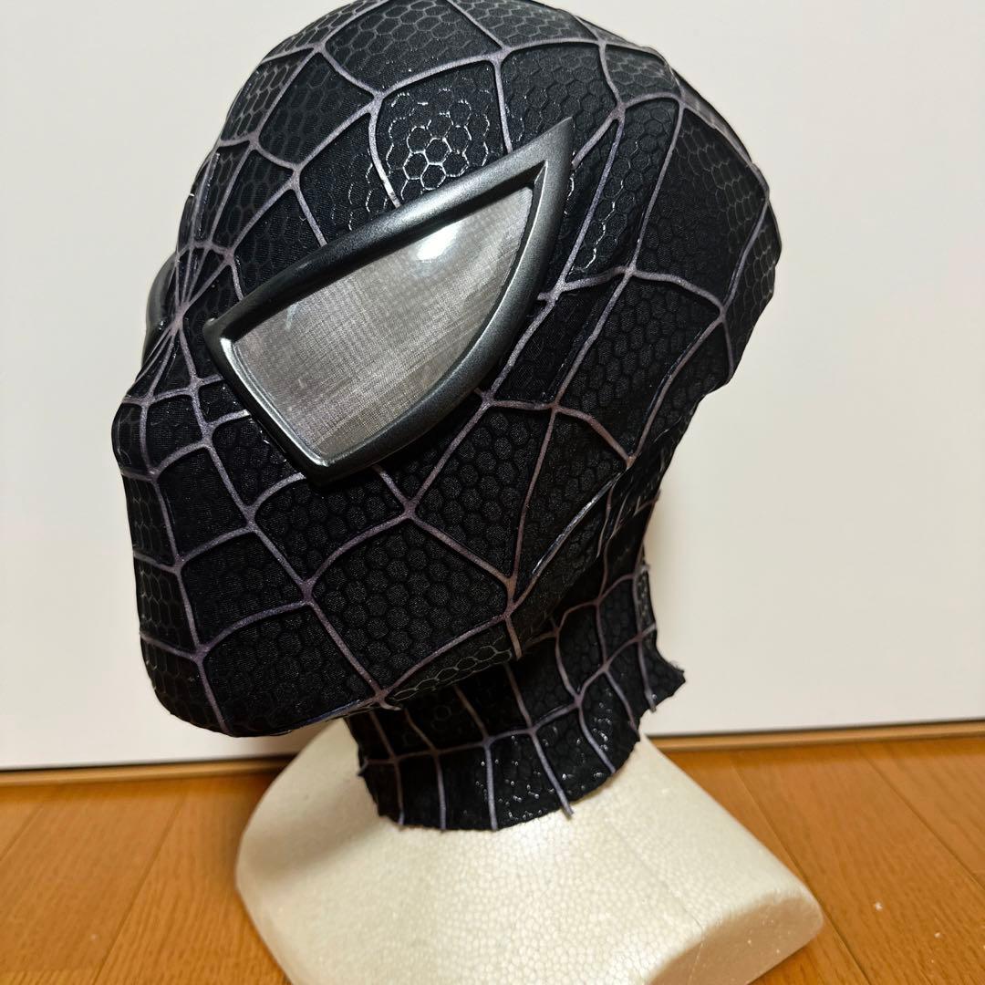 【超激レア入荷】 ブラックスパイダーマン　精巧マスク　1/1 マーベル