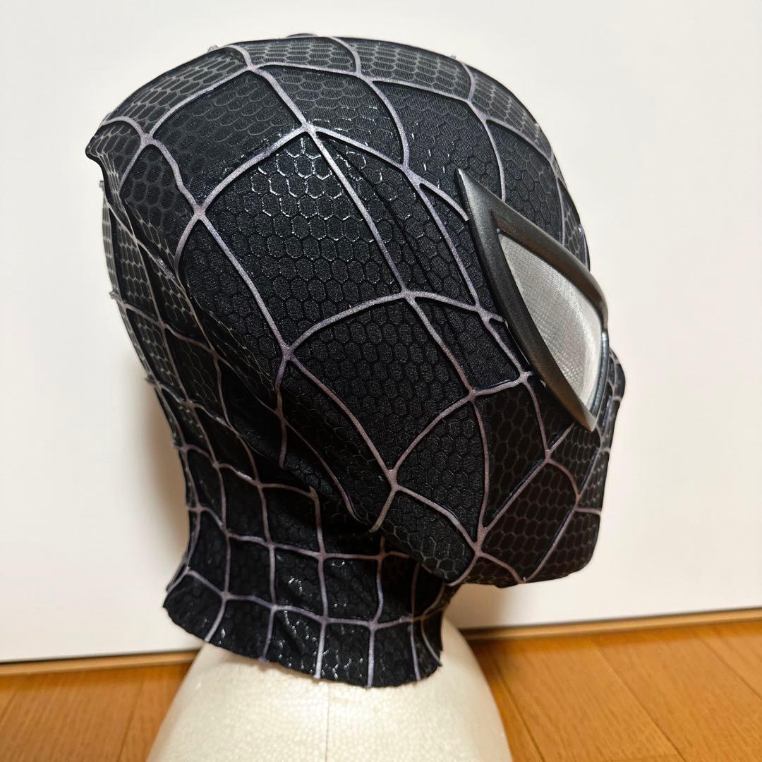 【超激レア入荷】 ブラックスパイダーマン　精巧マスク　1/1 マーベル