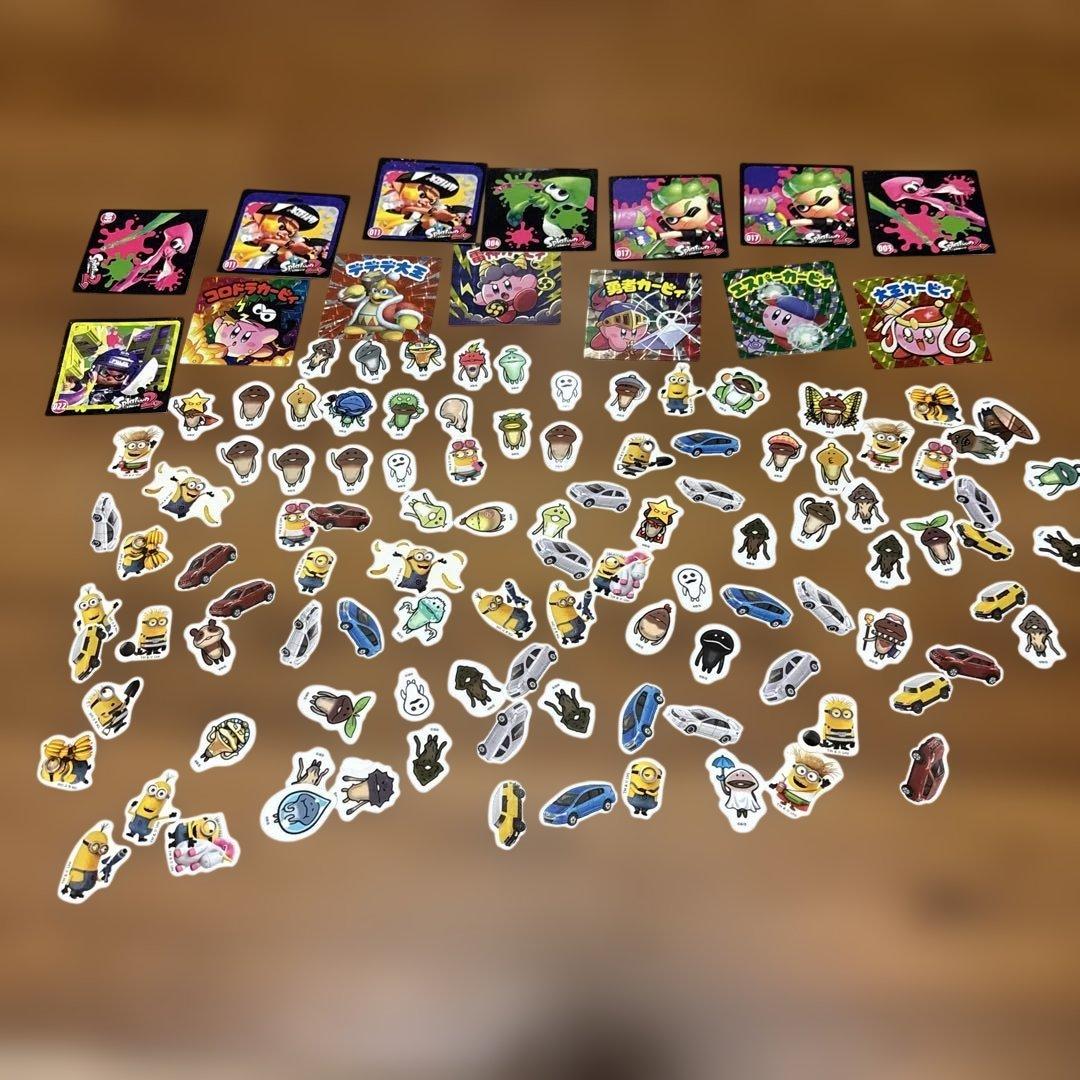 カラフルキャラクターステッカーセット 約100枚以上 - メルカリ