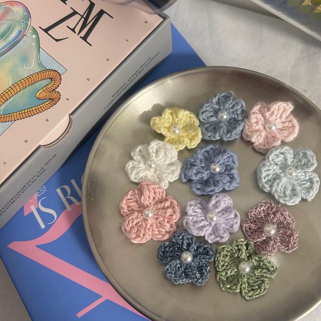 オーダーページ SEVENTEENペンライト カラット棒 お花デコ アクセサリー