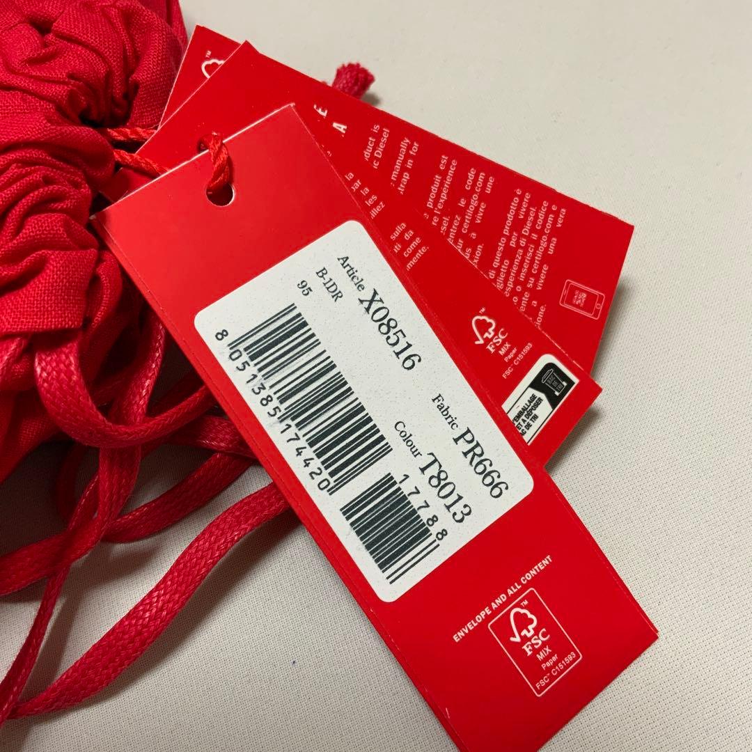 洗練されたデザイン DIESEL　Dロゴベルト　B -1DR　ブラック　95