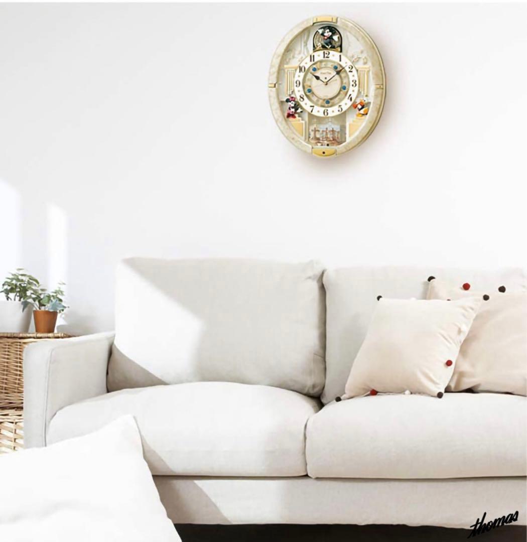 掛け時計 ディズニー ミッキーフレンズ 電波式 16曲名 壁掛け用具付き