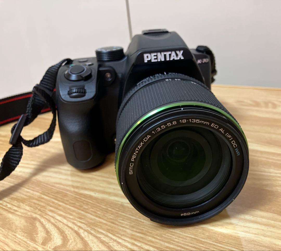 【美品】PENTAX K-70 本体とズームレンズセット《ショット数４６０枚》