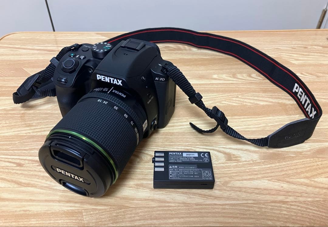 【美品】PENTAX K-70 本体とズームレンズセット《ショット数４６０枚》