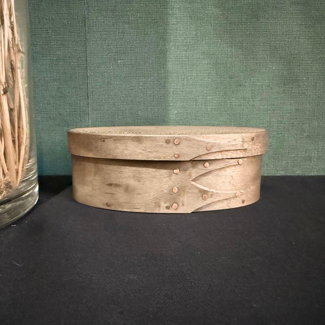 IFUJI OVAL BOX type-R #1 GREY▶︎草木染 - メルカリ