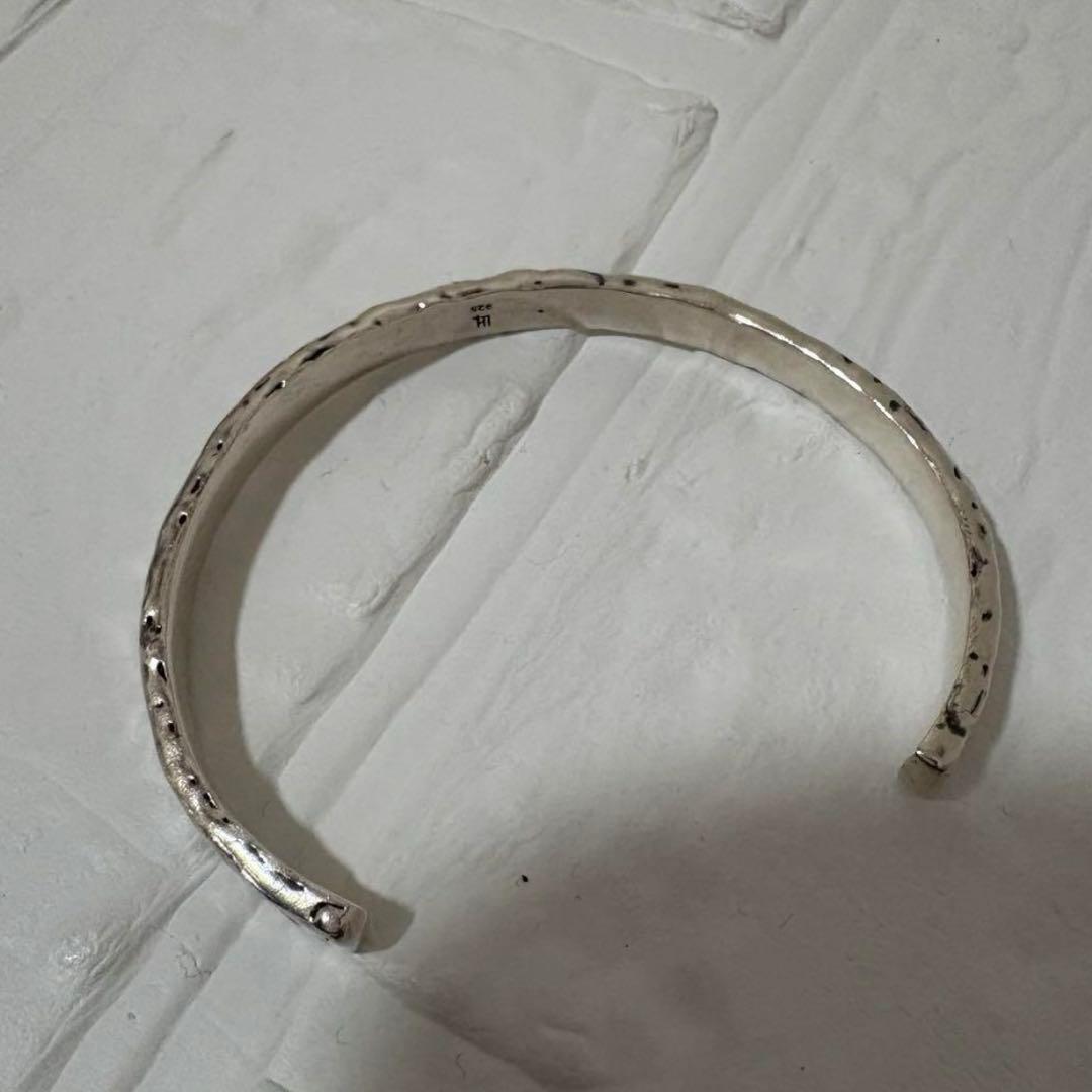 LION HEART \"BASIC\"フラットコアシルバーバングル