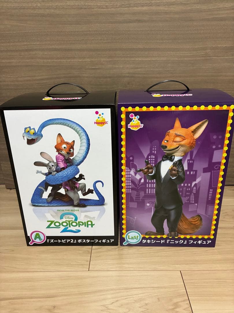 1番くじ ズートピア ハッピーくじ ニック ジュディ ズートピア2