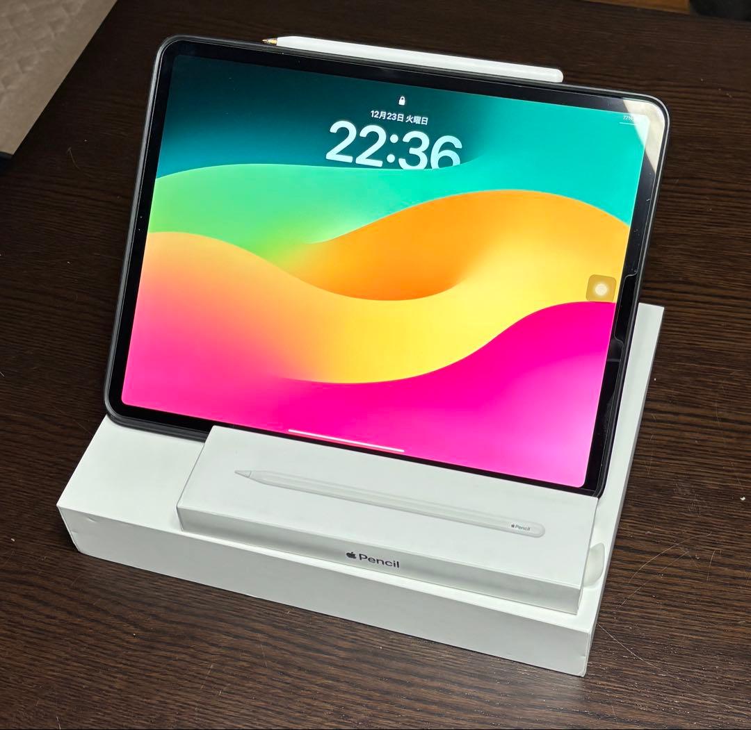iPadPro12.9インチ セルラー第3世代 ApplePencil2:1TB 12.9インチiPad Pro Wi-Fi + Cellular 64GB - スペースグレイ（第3世代