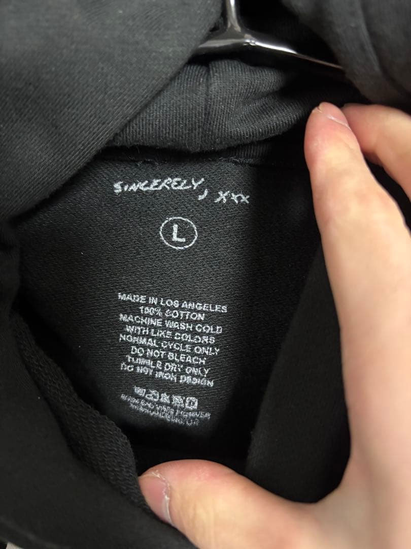 SINCERELY XXX xxxtentacion サイズL - メルカリ