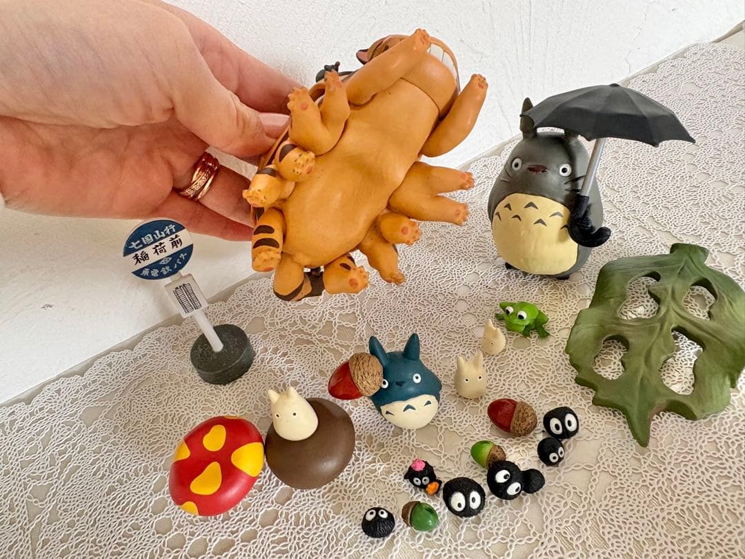 となりのトトロ フィギュア ジブリ 猫バス ねこバス 宮崎駿 まっくろ