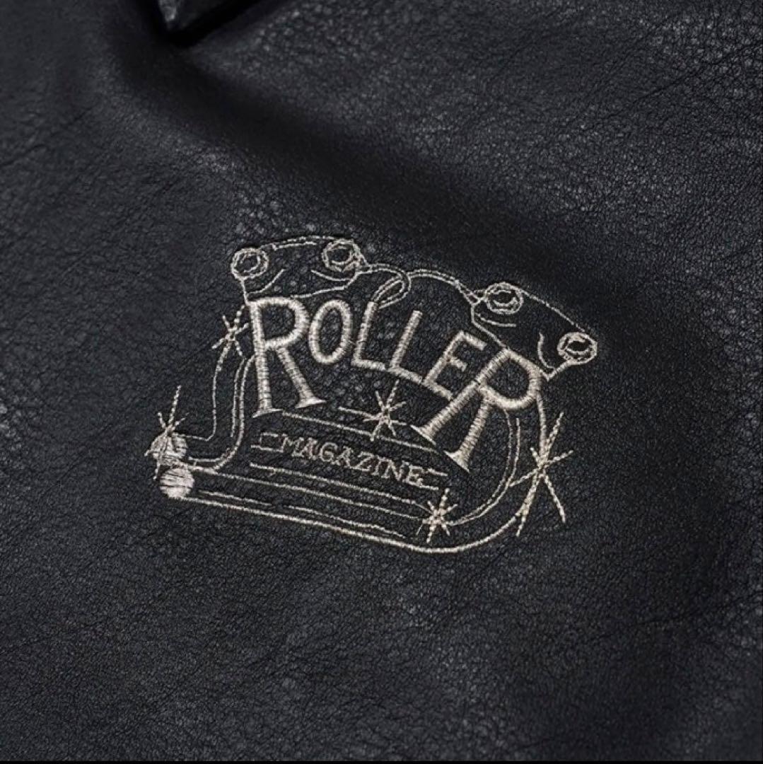 キムタク ROLLER MAGAZINE フェイクレザーコーチジャケット - メルカリ
