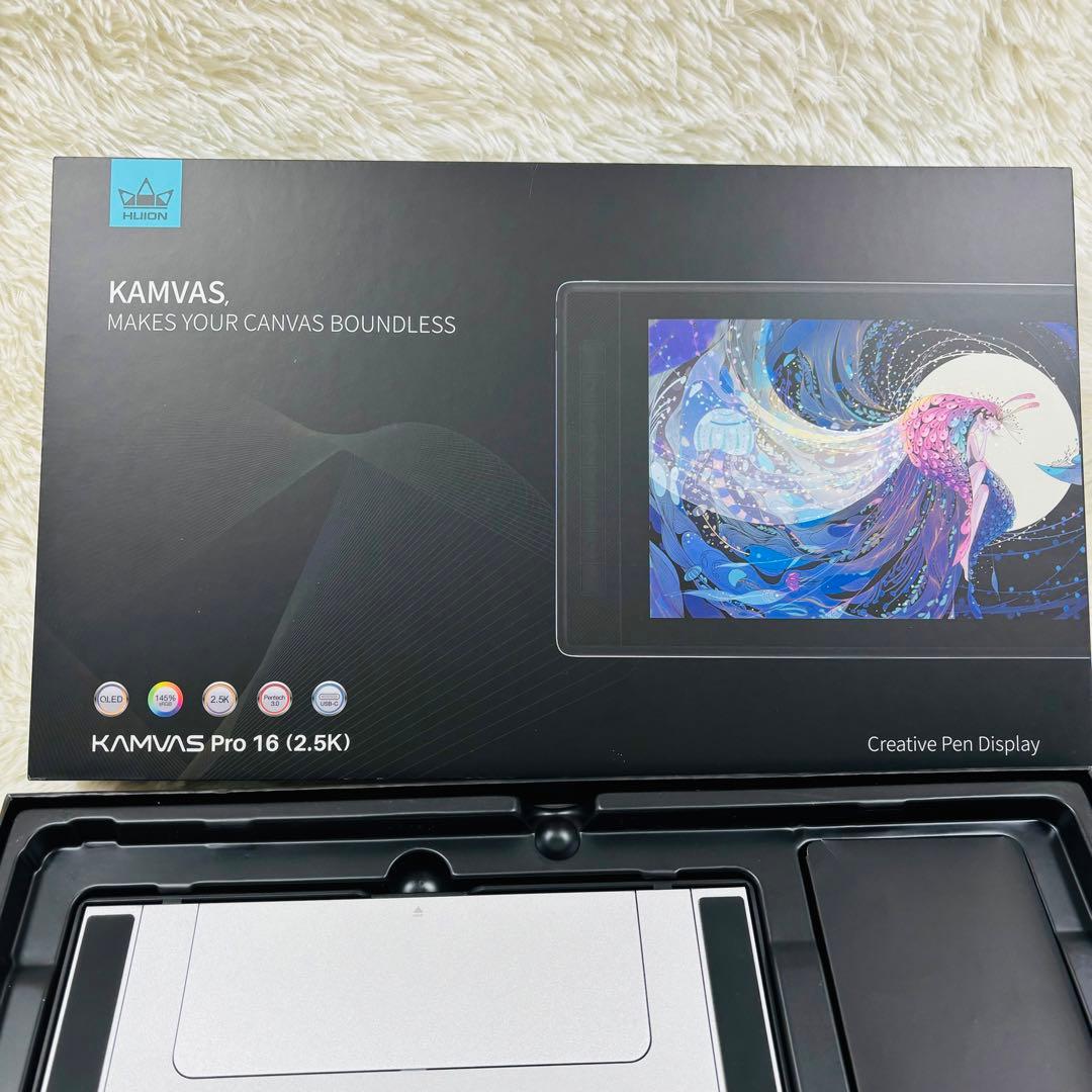 【極美品】HUION KAMVAS Pro 16 (2.5k) 液タブ