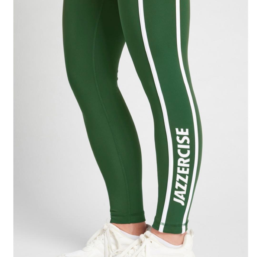 新作新品 レギンス XSサイズ グリーンストライプ ジャザサイズ - メルカリ