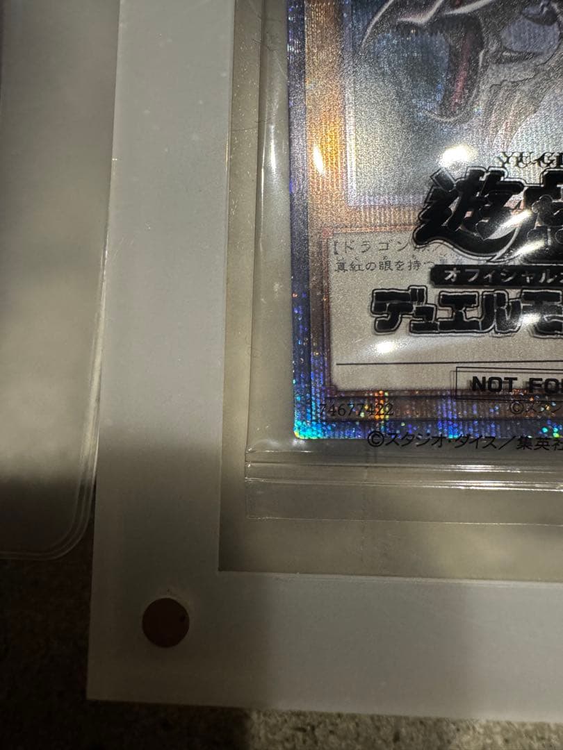 遊戯王　レッドアイズブラックドラゴン　プリズマ　未開封　当選通知付き