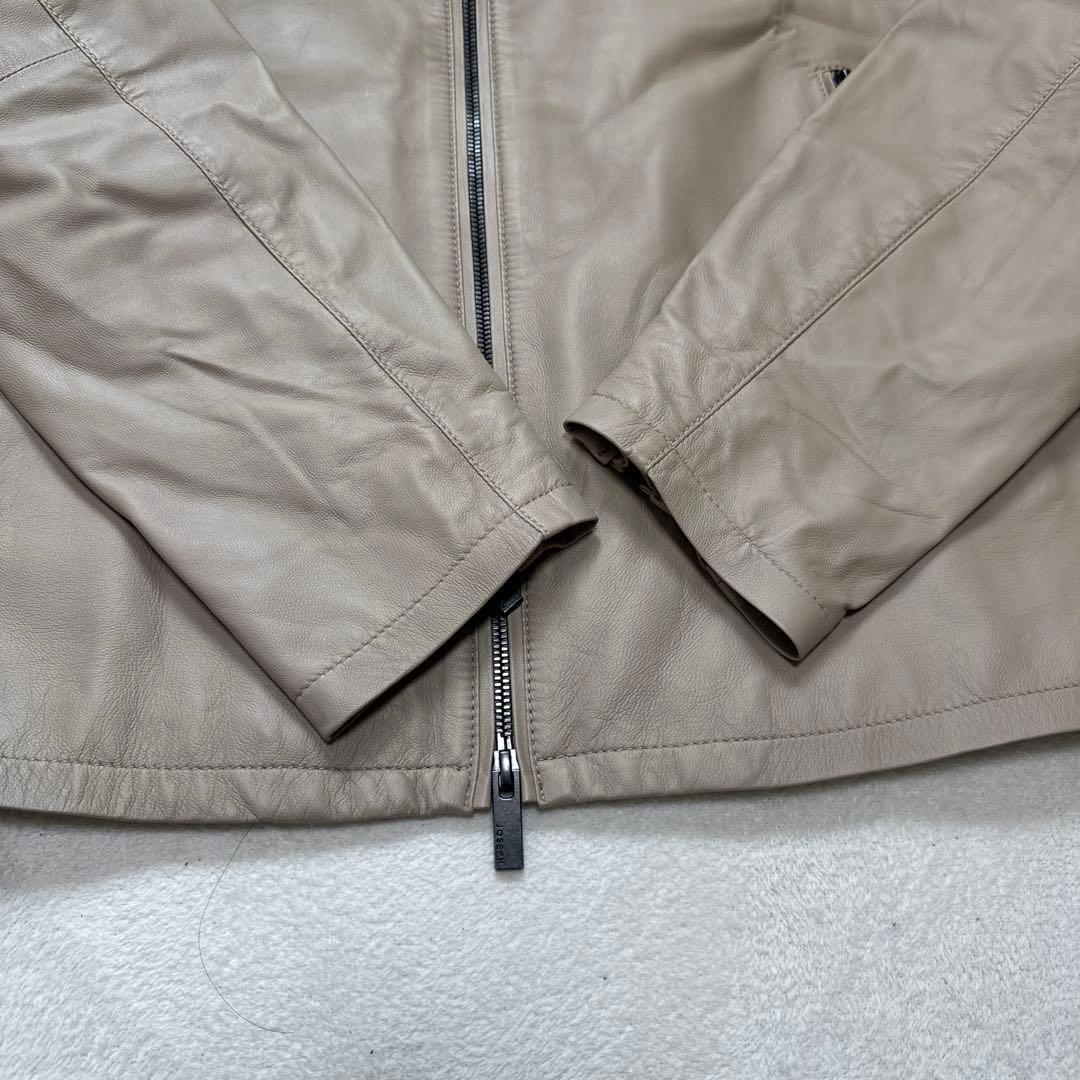 25年モデル 新品 ジョゼフオム ライトラムナッパレザー ライダース